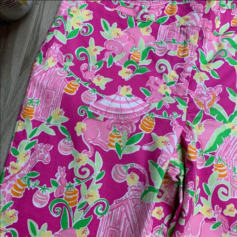 Lilly Pulitzer Vintage White Label Pink Capri - Picture 4 of 8